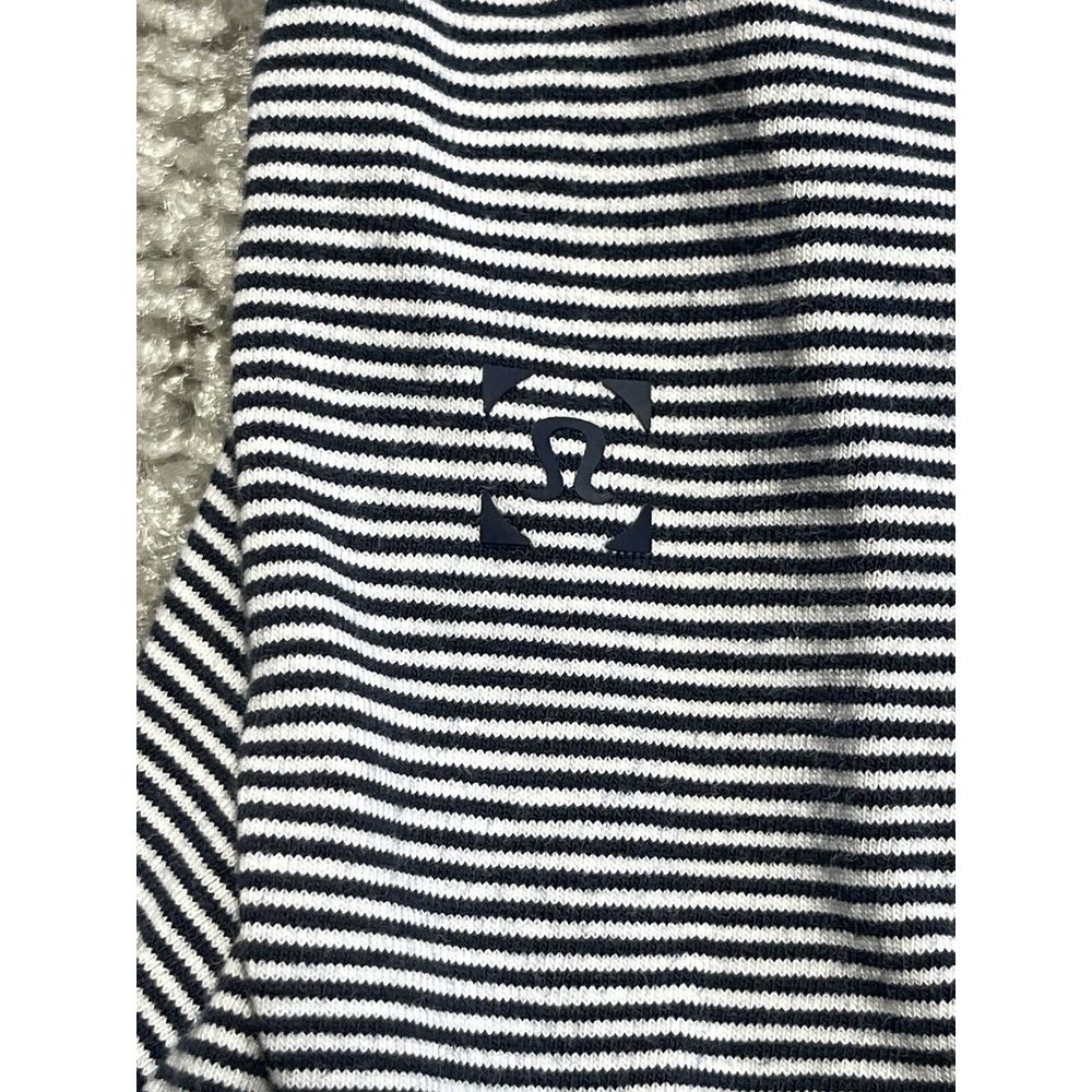 Lululemon t-Shirt Adult Large Blue White 5 Year Basic Striped Lightweight Men‎